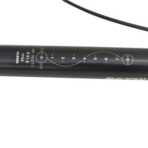 Sale~ TMARS 471L Mechanical Drop Seatpost w/ Remote, 31.6x440mm , 3-stage , BK