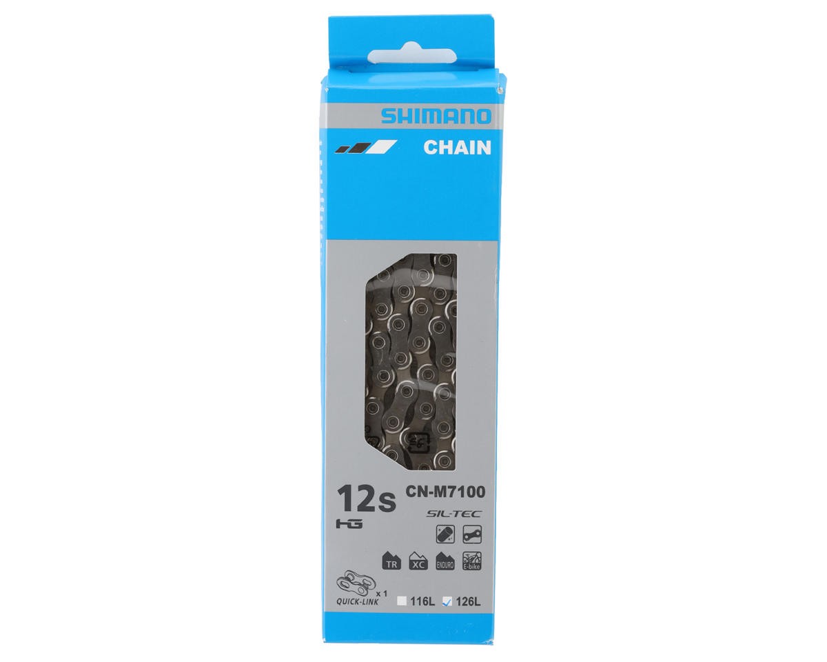 Shimano SLX/105 CN-M7100 Chain (Silver) (12 Speed) (126 Links) [ICNM7100126Q]