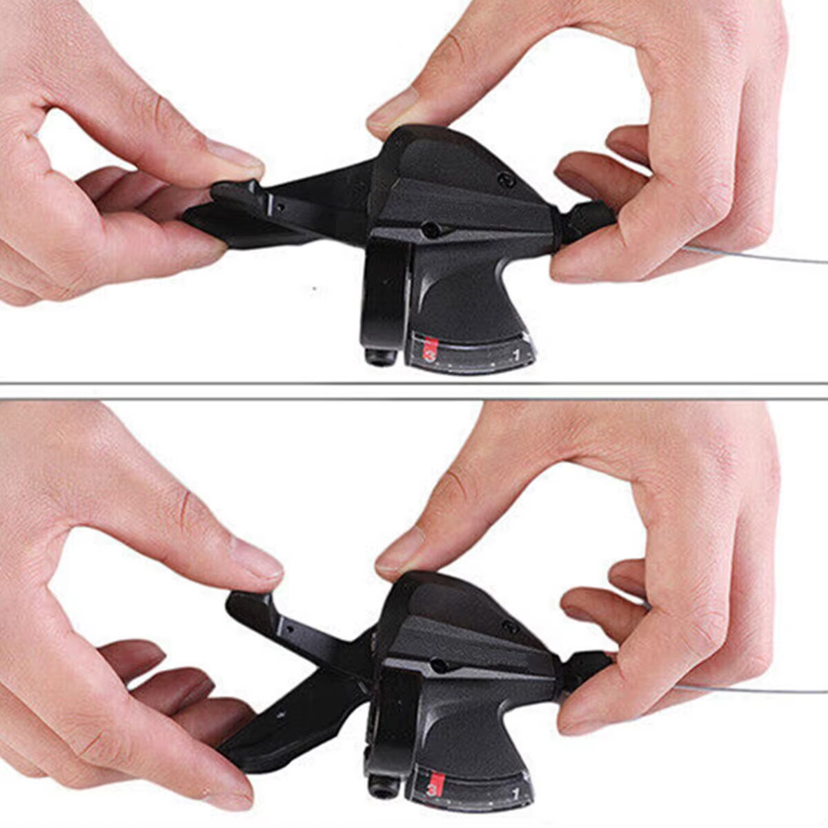 MTB Bike Gear Brake Levers Set Shifter Shift 3/8 Speed Cables for Shimano Bicycl