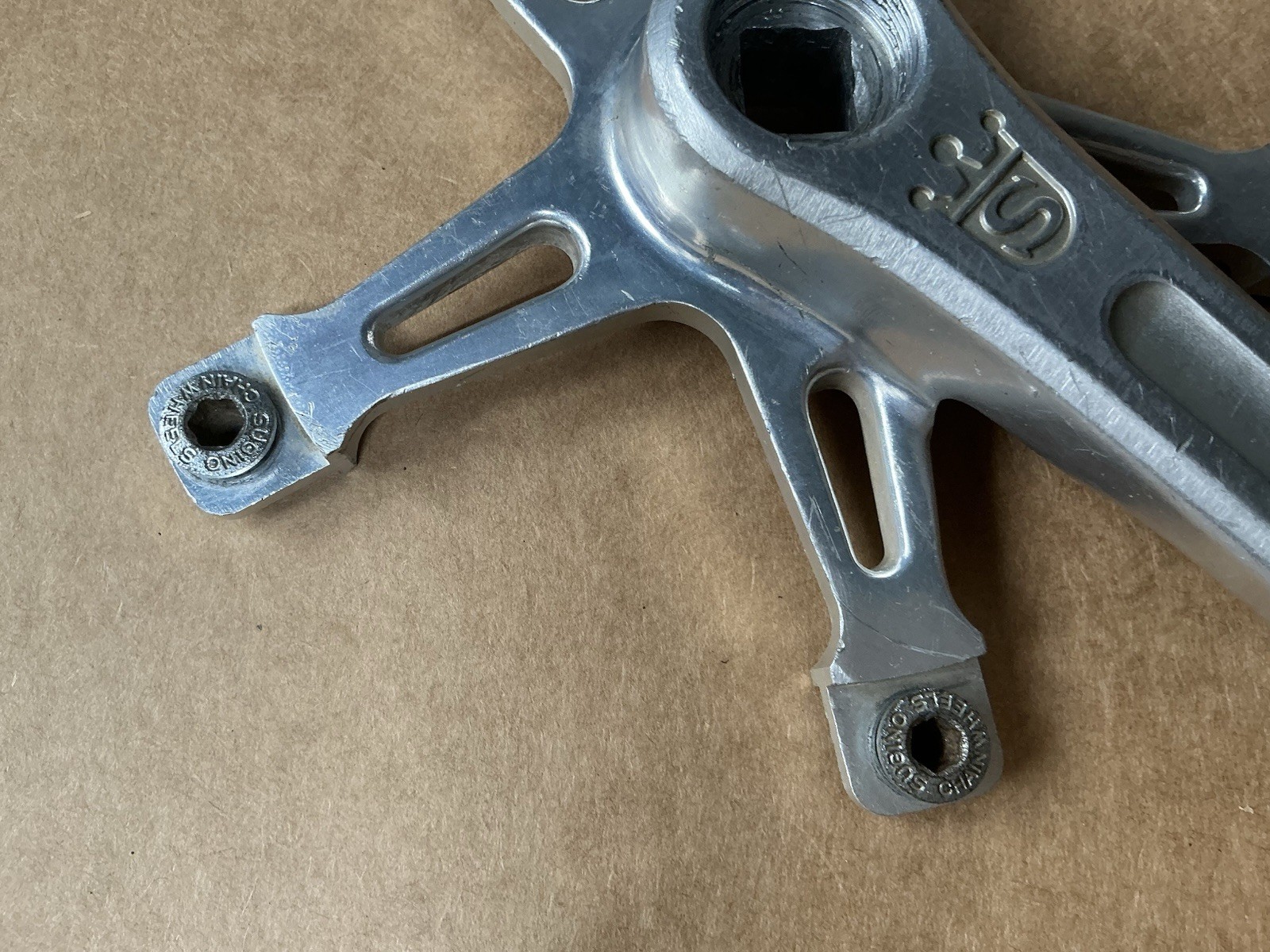 Sugino Mighty Competition Crank Arm 168mm Arms 144mm BCD Vintage Road Bike Japan