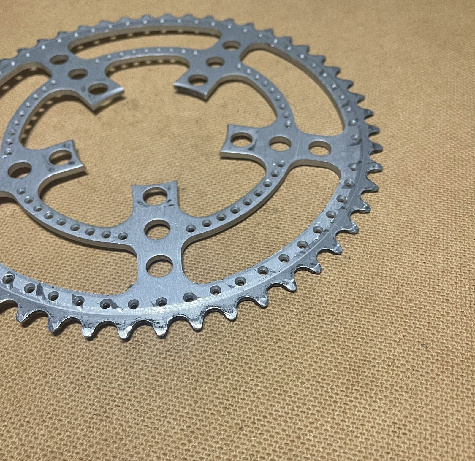 Vintage Stronglight Chainring 52T Drillium 86 BCD