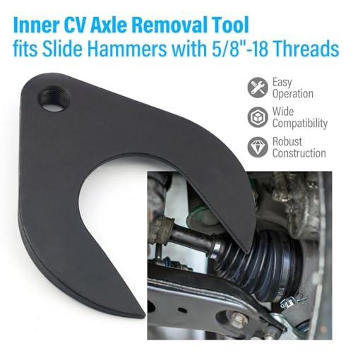 63mm Inner CV Axle Puller Removal Tool with Nut, Front Wheel Drive Axle 63cm