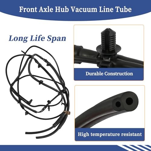 BL3Z7A785A Front Axle Hub Vacuum Line Tube Fit for Ford F-150 F150 2011 2012