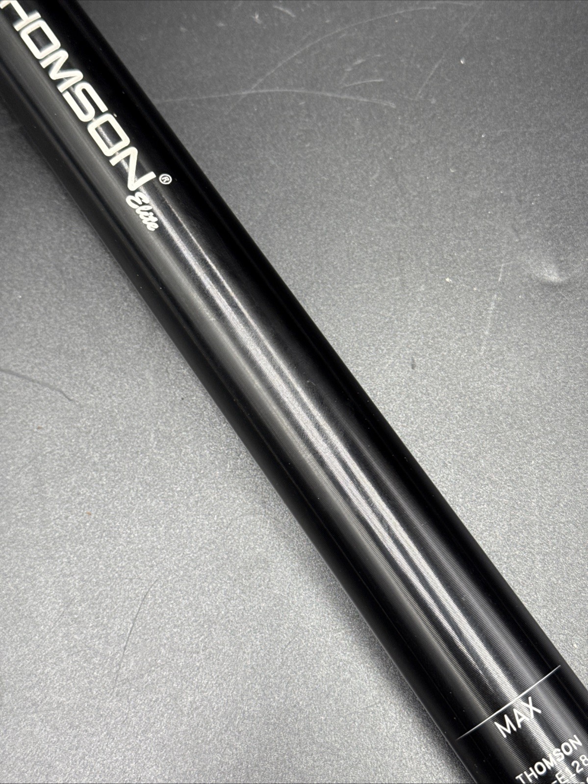 THOMSON Elite Zero Setback 30.9mm x 367mm Black Seatpost NEAR MINT USED