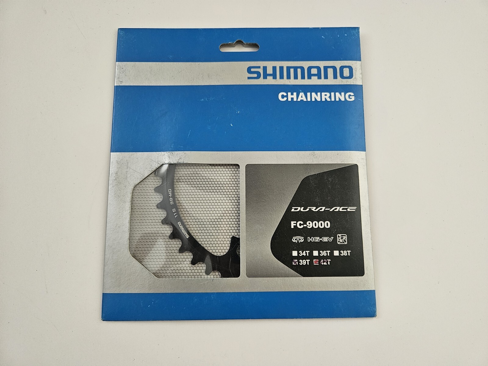 New Shimano Dura Ace 39t FC-9000 Road Bike Inner Chainring for 11sp 53/39 Japan