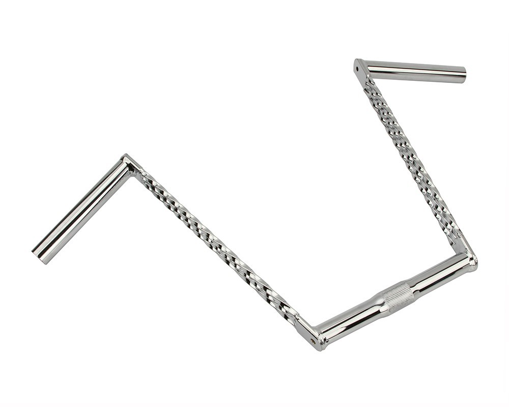 Lowrider Classic Bike Bicycle TRIPLE TWISTED HANDLEBAR 12″ 25.4MM CHROME