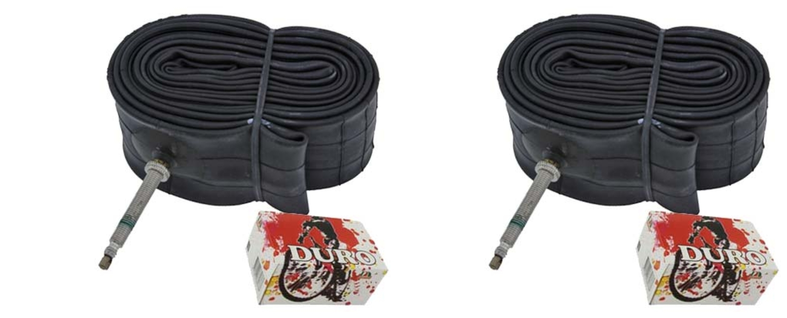 Two Bike Tube Duro 29 x 2.25/2.35/2.50 48mm Standard Presta/Valve.