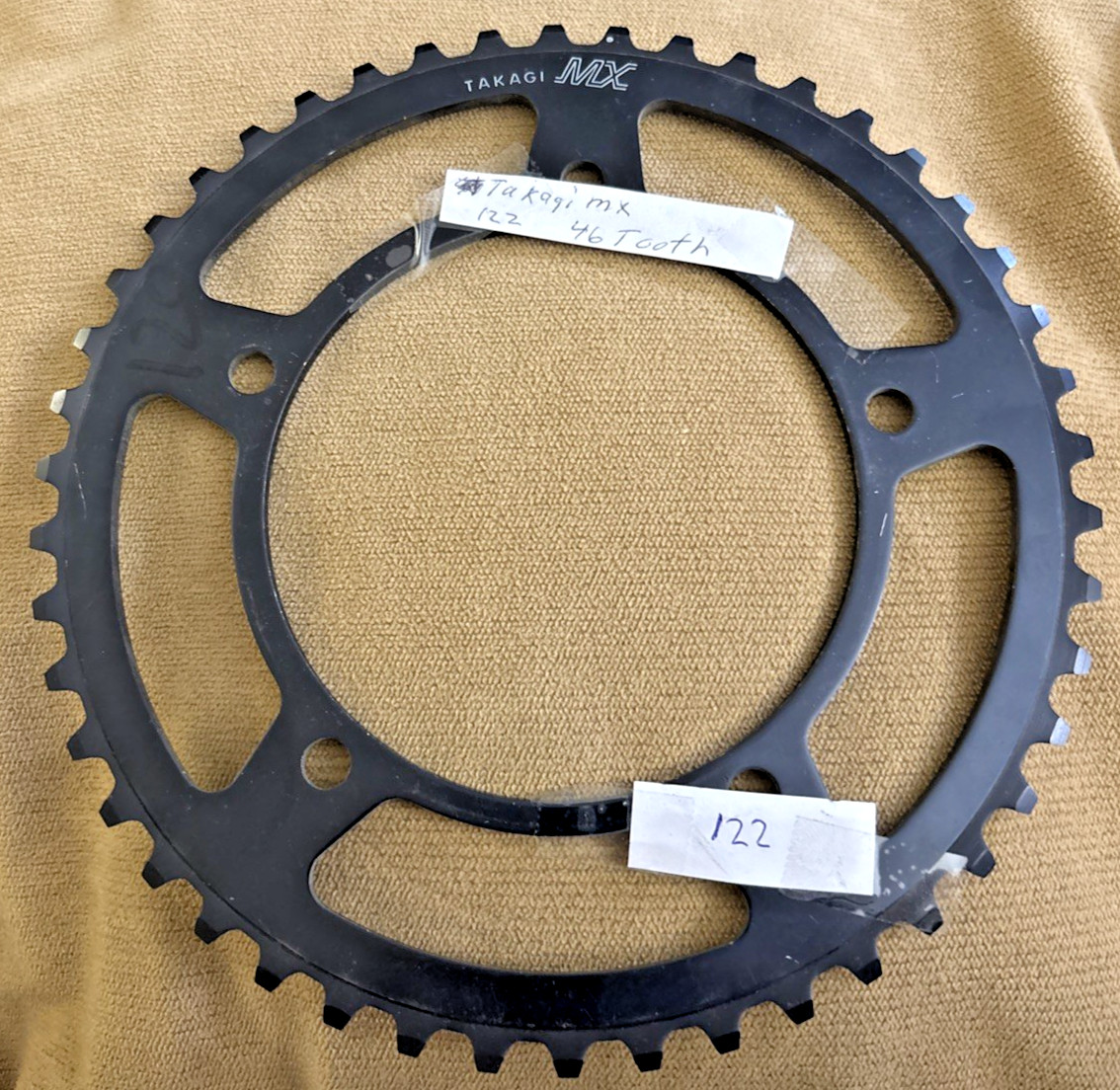 Takagi MX 46T BMX Chainring – 122BCD / 5 hole