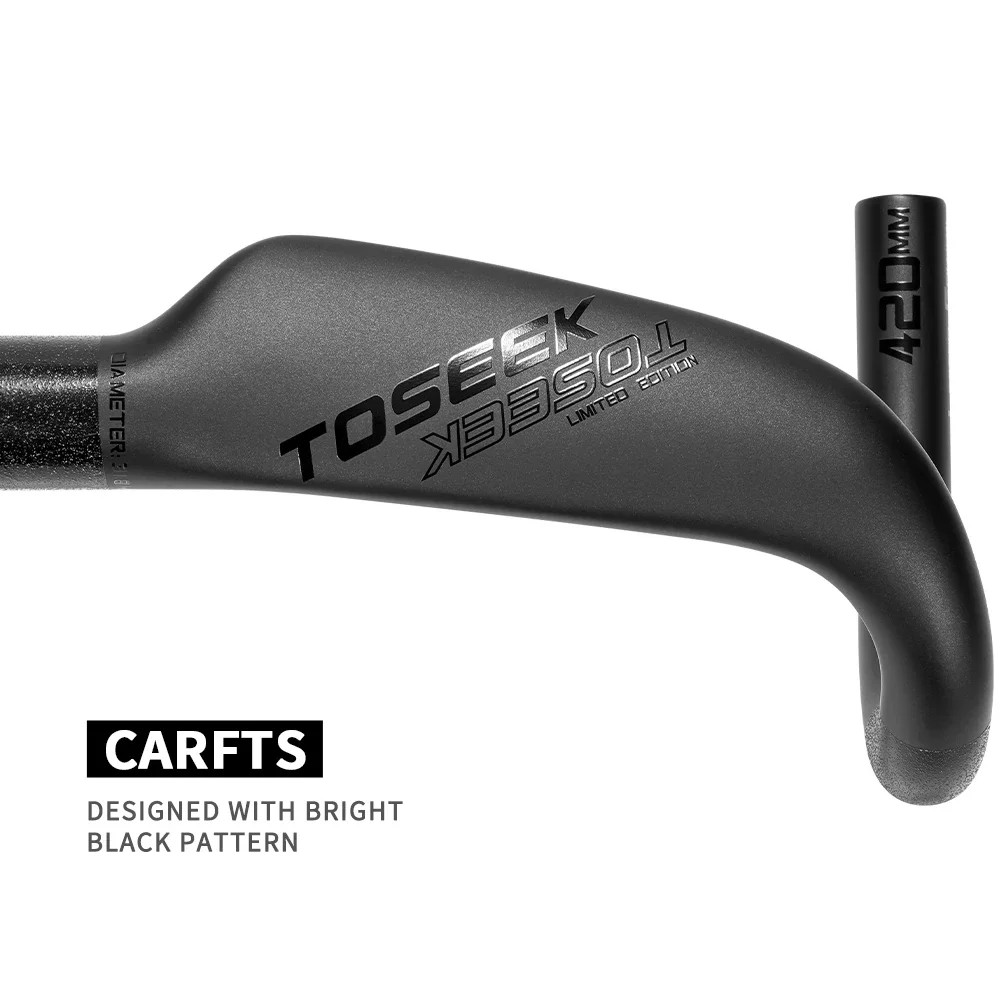 Ultralight Carbon Fiber Road Bicycle Handlebar Internal Routing Drop Handlebar