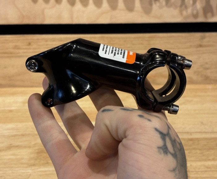 Dimension Threadless Stem – Black, 75mm, 35 degrees, shop NOS