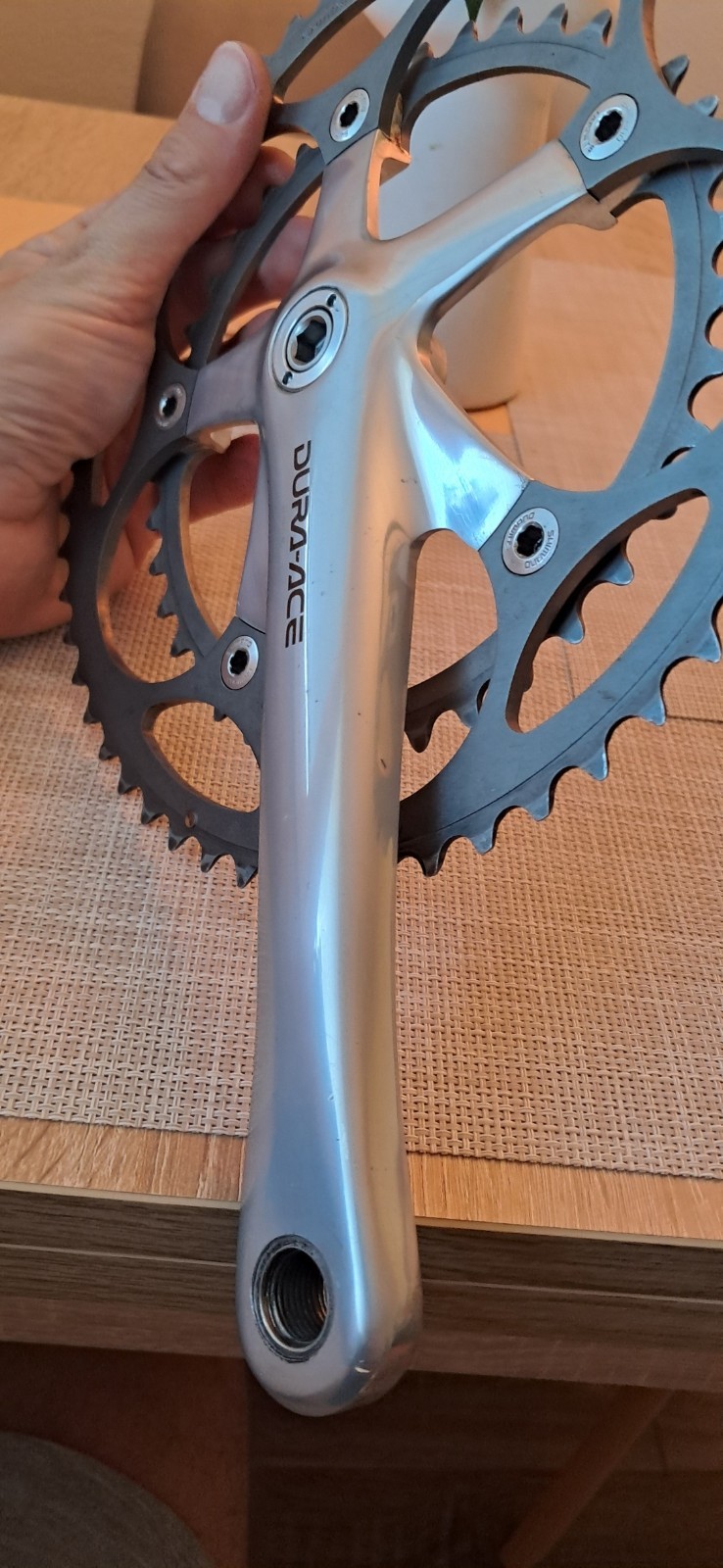 Shimano Dura Ace 7700 crankset + extra