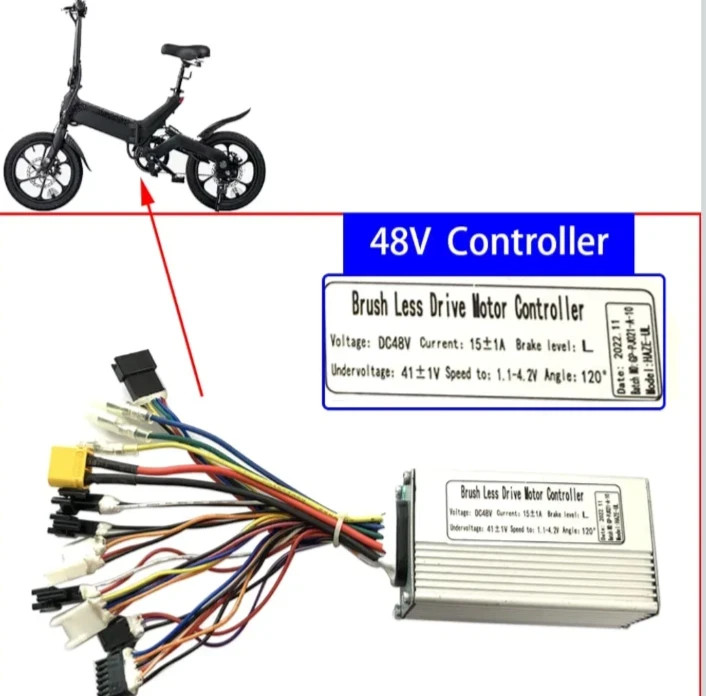 48V Ebike Controller Haze-UL for Jetson Haze Folding Bike dyu Y16-FAST SHIPPING