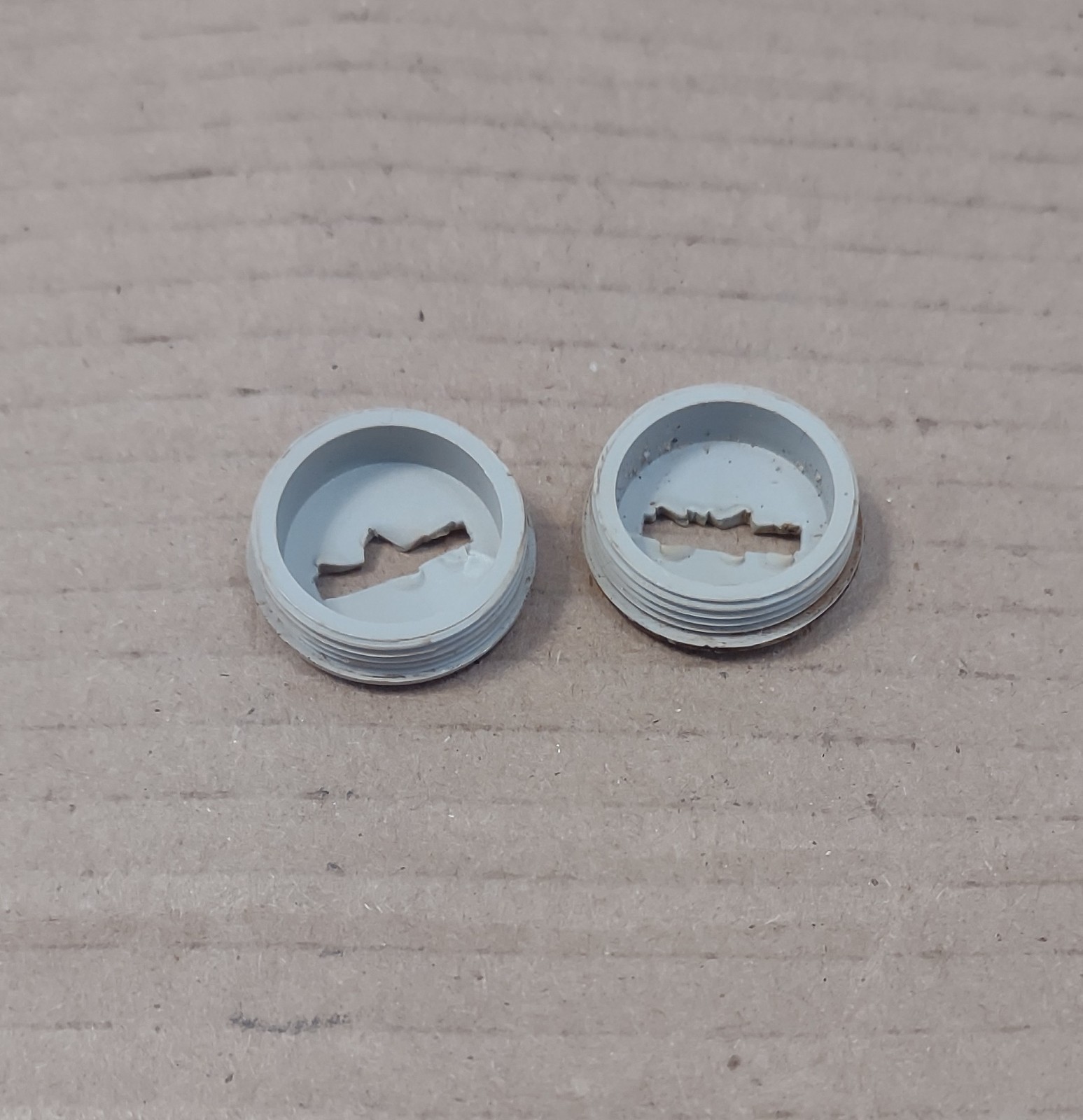 Vintage Bicycle Nervar Gray Crank Dust Caps