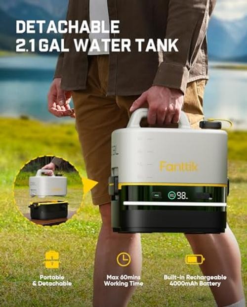 NB10 Nano Portable Cordless Electric Sprayer w/2.1Gal Tank – HD LED Display