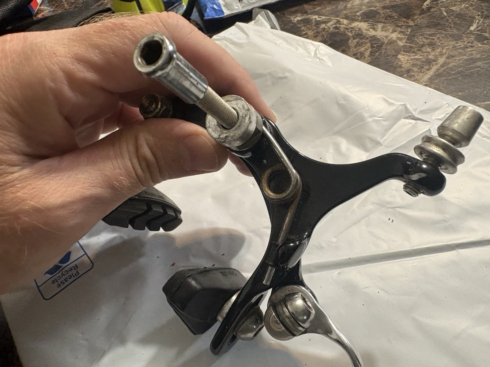 Dual Pivot Road Bike Caliper front Brake Black Alloy Sidepull A03G SIDE PULL