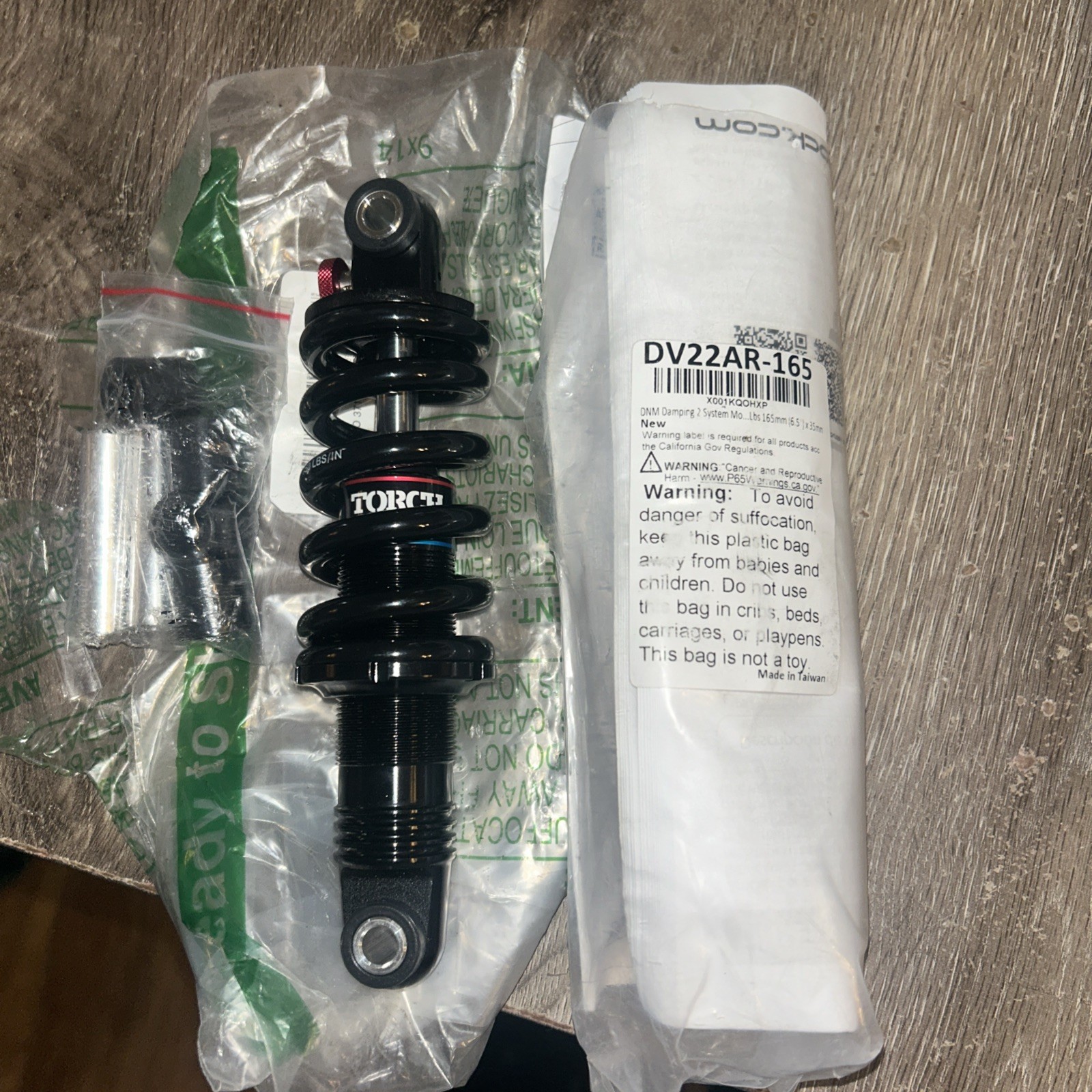 DNM DV22AR Mountain Bike Biycle Coil Spring Rear Shock 165mm (6.5) X 55mm