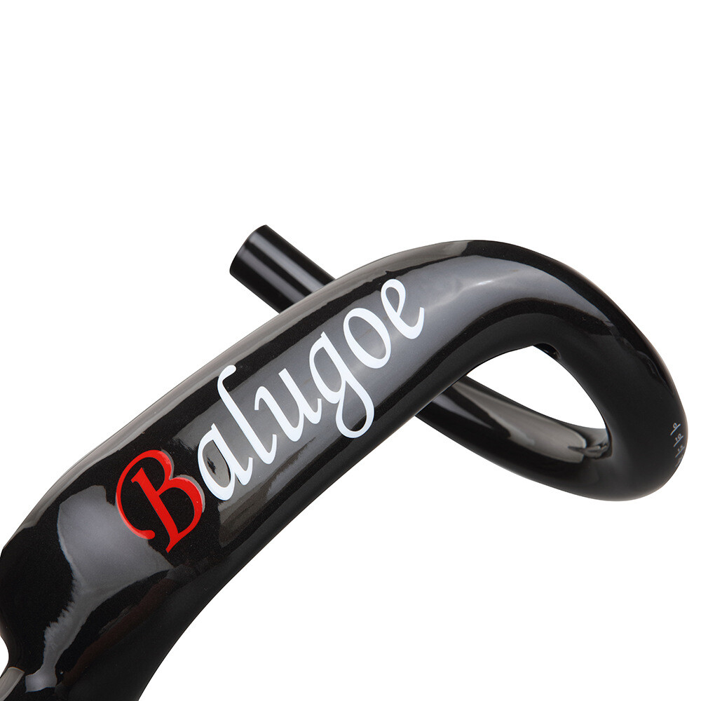 Carbon Fiber Handlebar Rise Bar Road Bike Aero Drop Bar 31.8*400/420/440mm Gloss