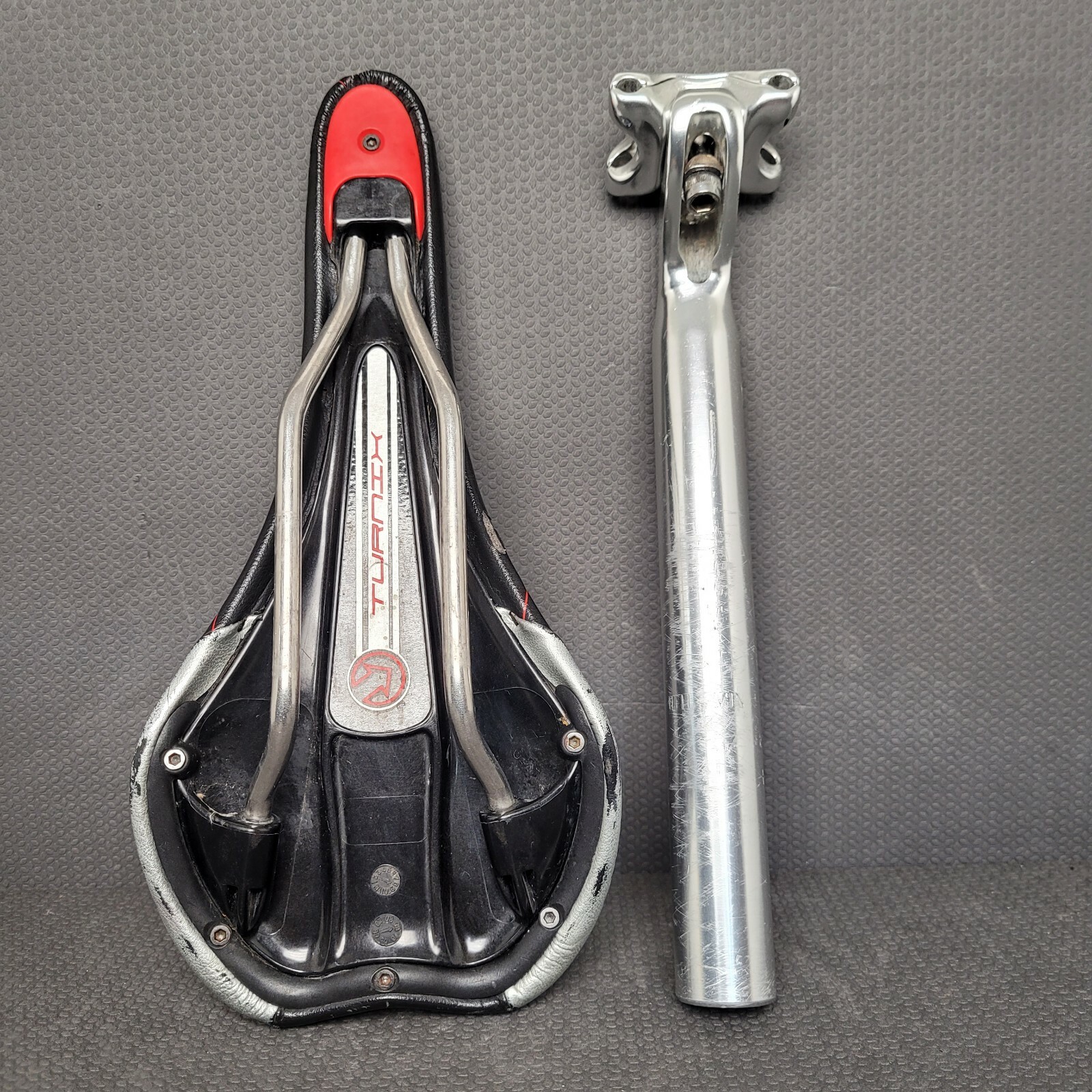 Turnix Pro Saddle Seat 128 mm Road Bike w/ Aero Seatpost 27.2 x 245 mm 238 grams
