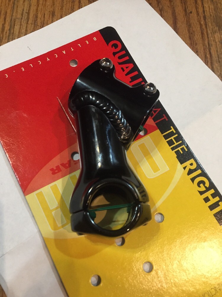 Vintage NOS DELTA Stem 80mm Black Mountain Bike, BMX, Bicycle