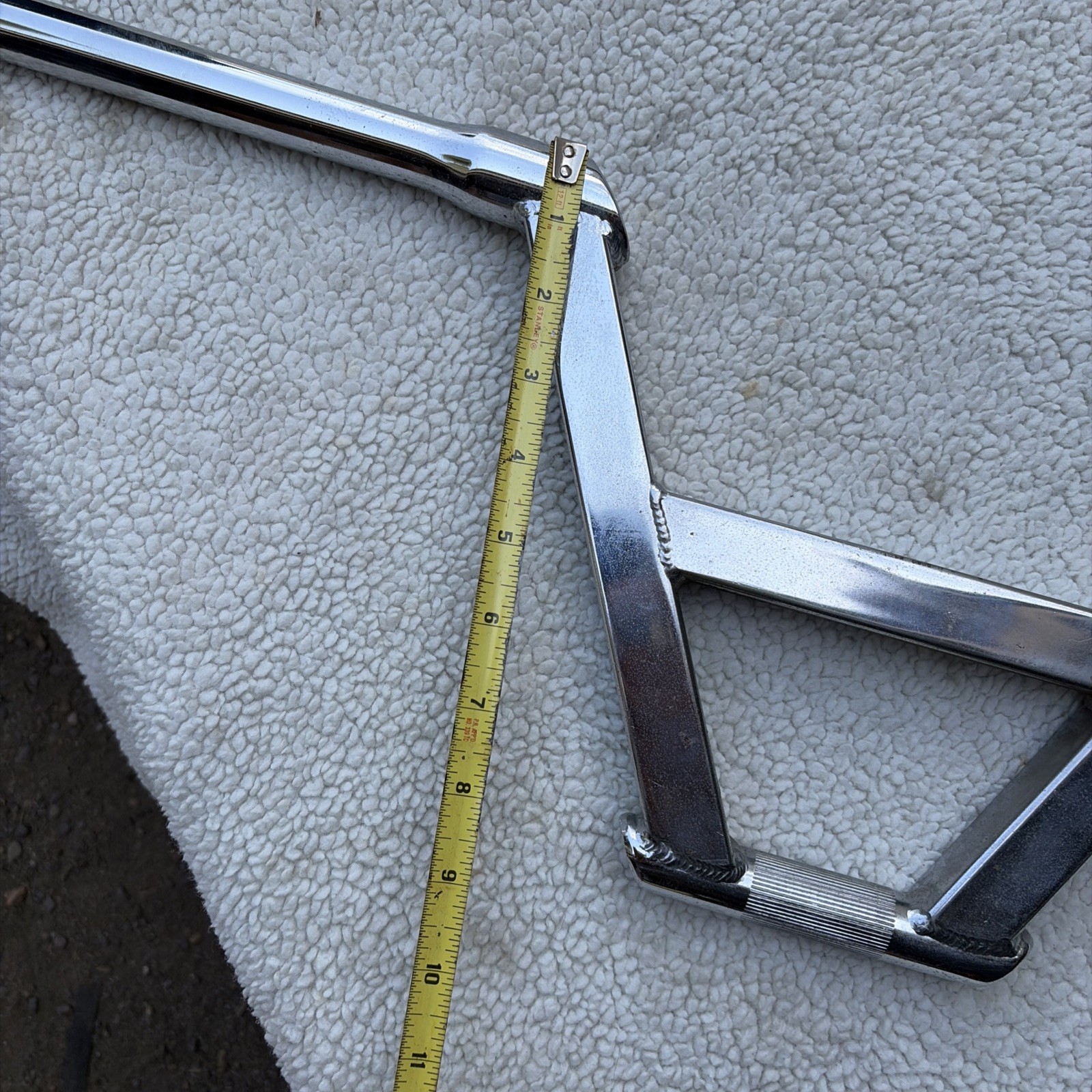 Mid School Bmx Handlebars Hawk Style Square Tube