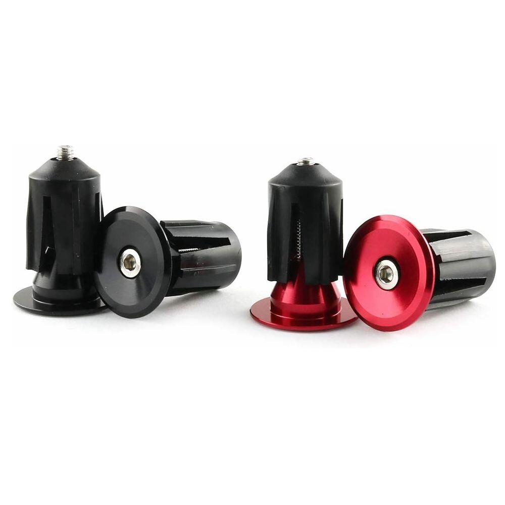 2 Pairs Bar End Plugs Bicycle Handlebar Caps for Mountain Road Bike C137