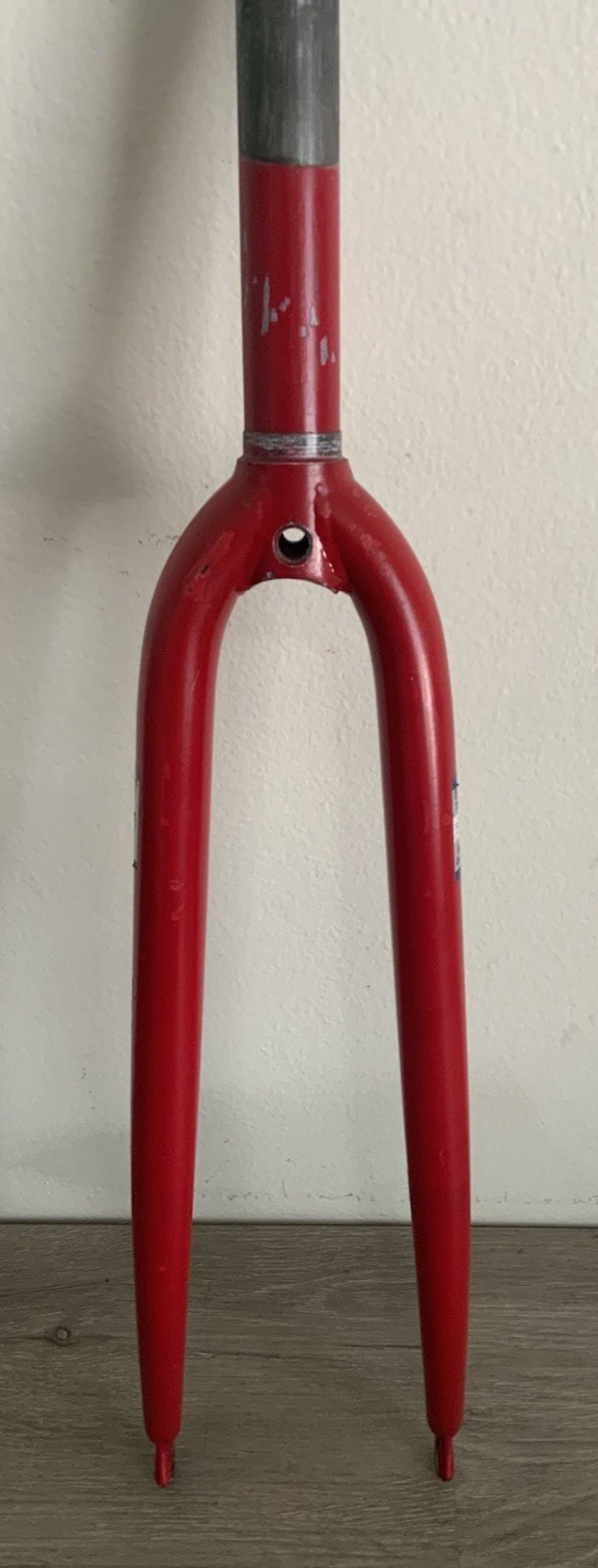 BIANCHI FORK 700C ONE INCH THREADED 185 MM STEERER CHROMOLY 28.2 OUNCES