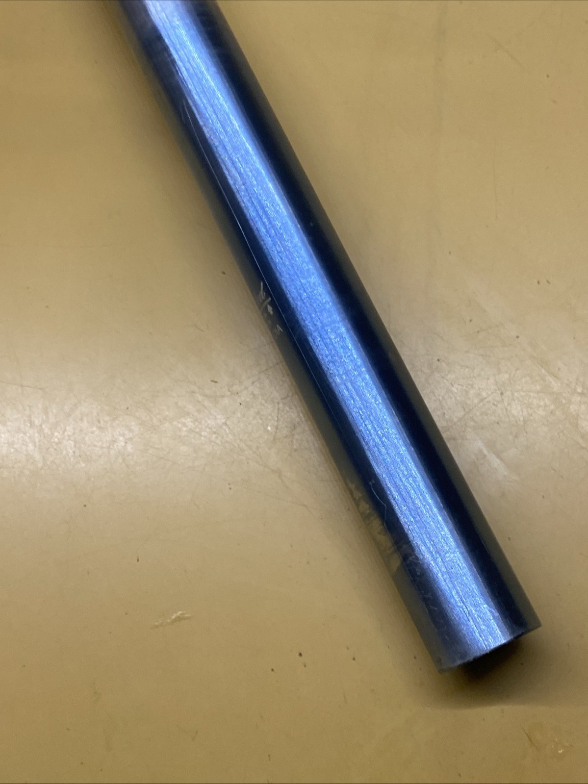 Light Blue(Faded) Silver Loaded Precision Aluminum 27.2 x 400m Straight Seatpost