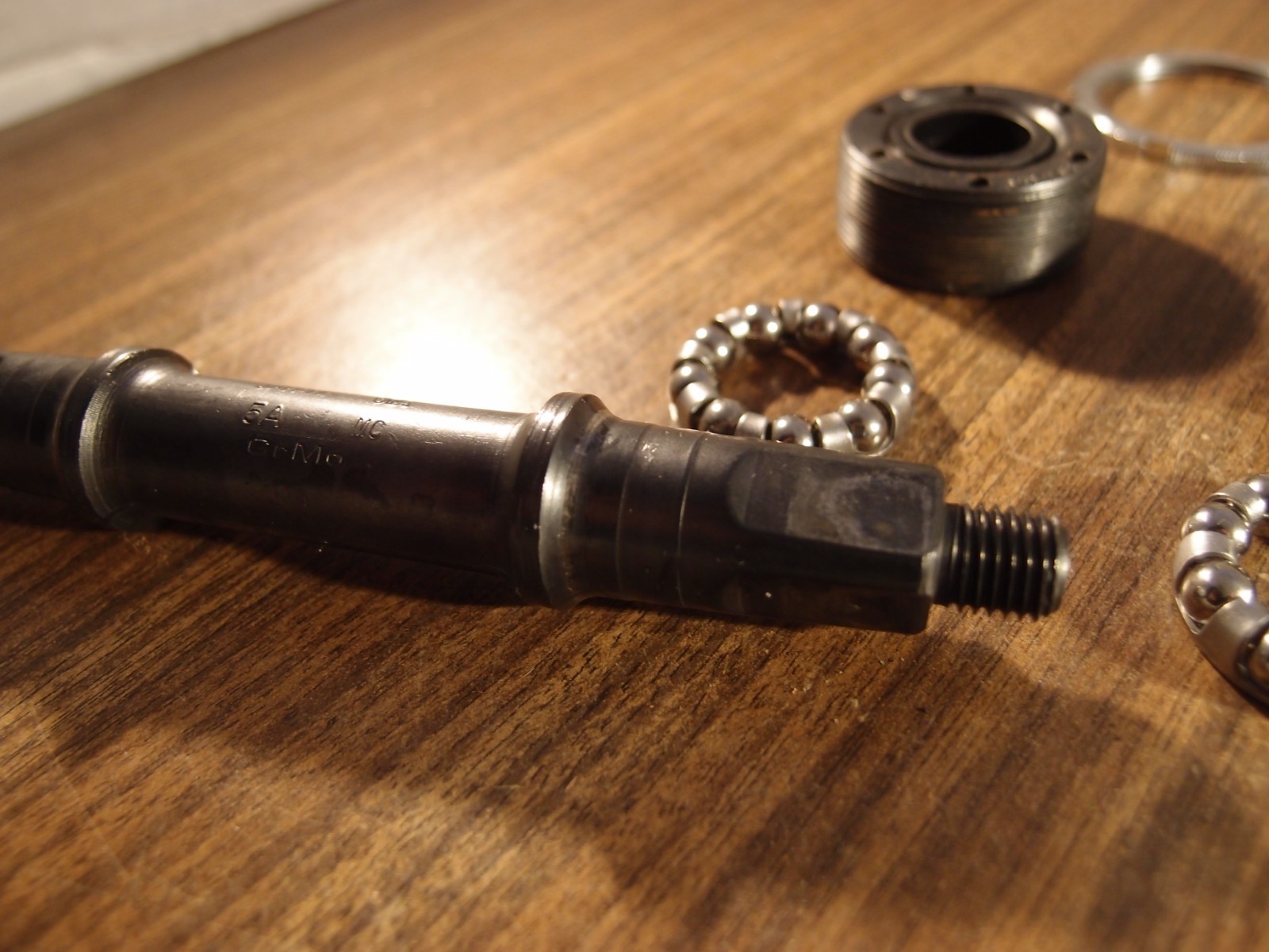 1988 vintage MTB bottom bracket Shimano Mountain LX 1,37″x24T/68 mm Japan 118 mm