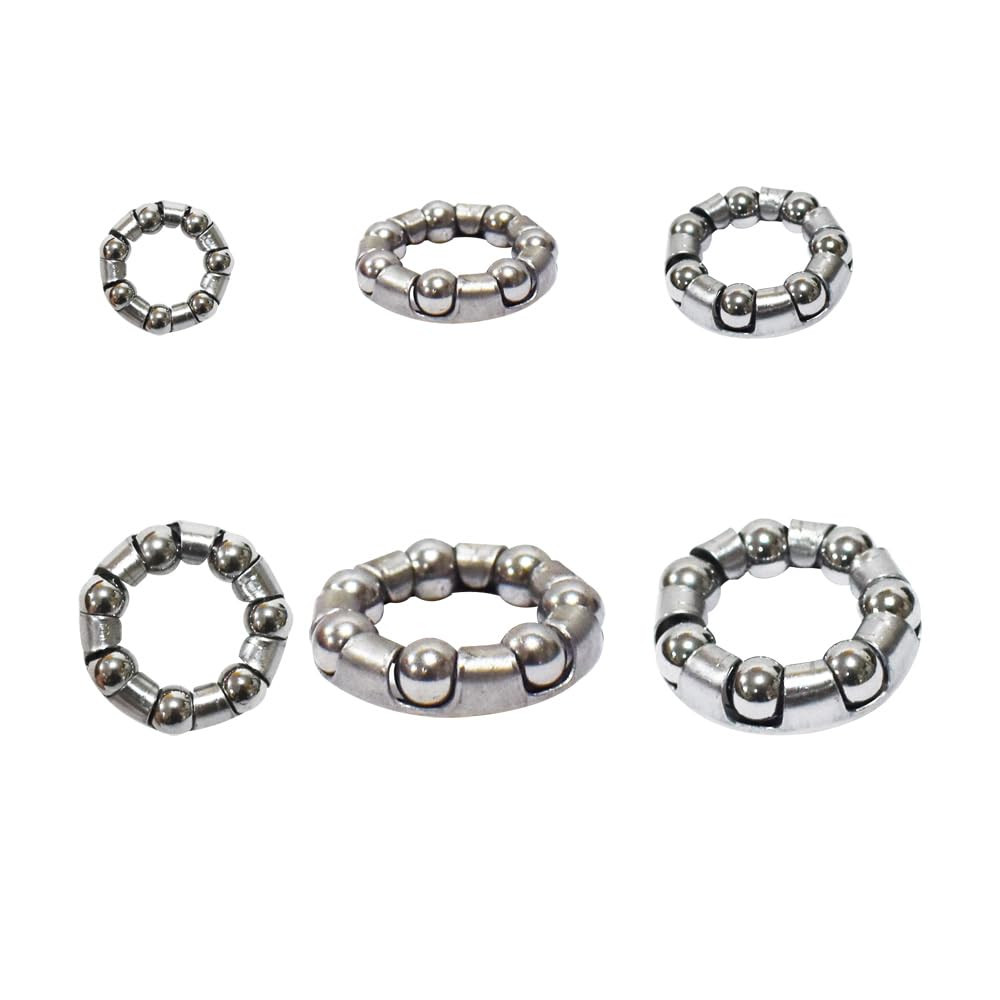 10 Kinds 5 Sets Bike Ball Bearing Headset Retainer Crank Caged Wheel 1/6”