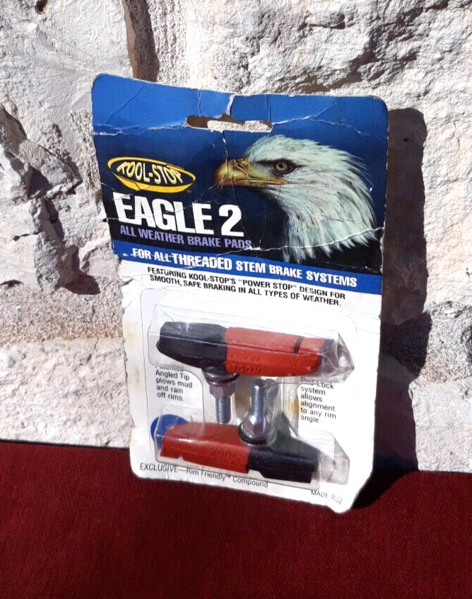 Vintage Kool Stop Eagle 2 Brake Pads NOS Old School BMX Threaded USA Rare Paul