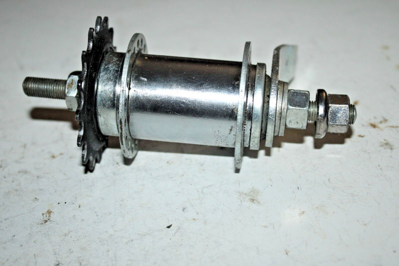 Vintage Promax Rear SS Bike Hub Silver 36H 108mm 16T Coaster Cruiser USA Shipper