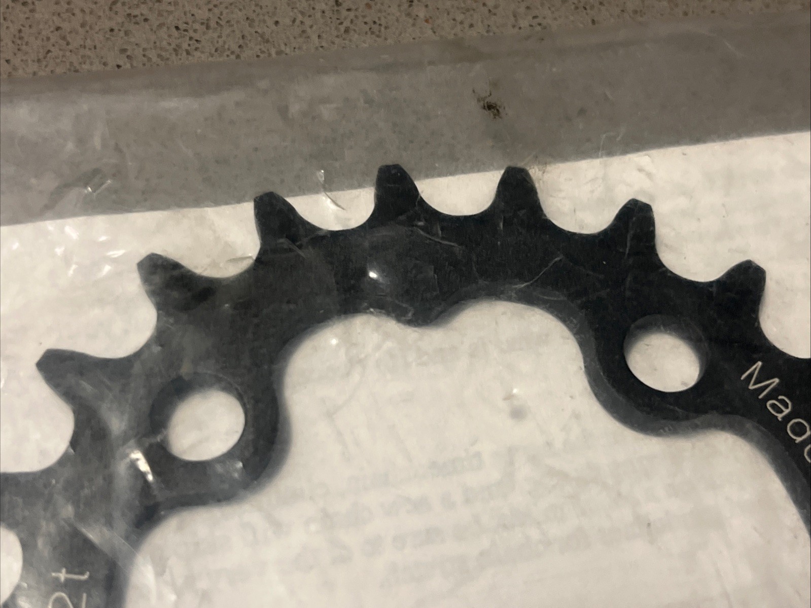 NOS Salsa Chainring CNC Machined 7075, 22 teeth, 64mm BCD, 5-9spd, Made in USA