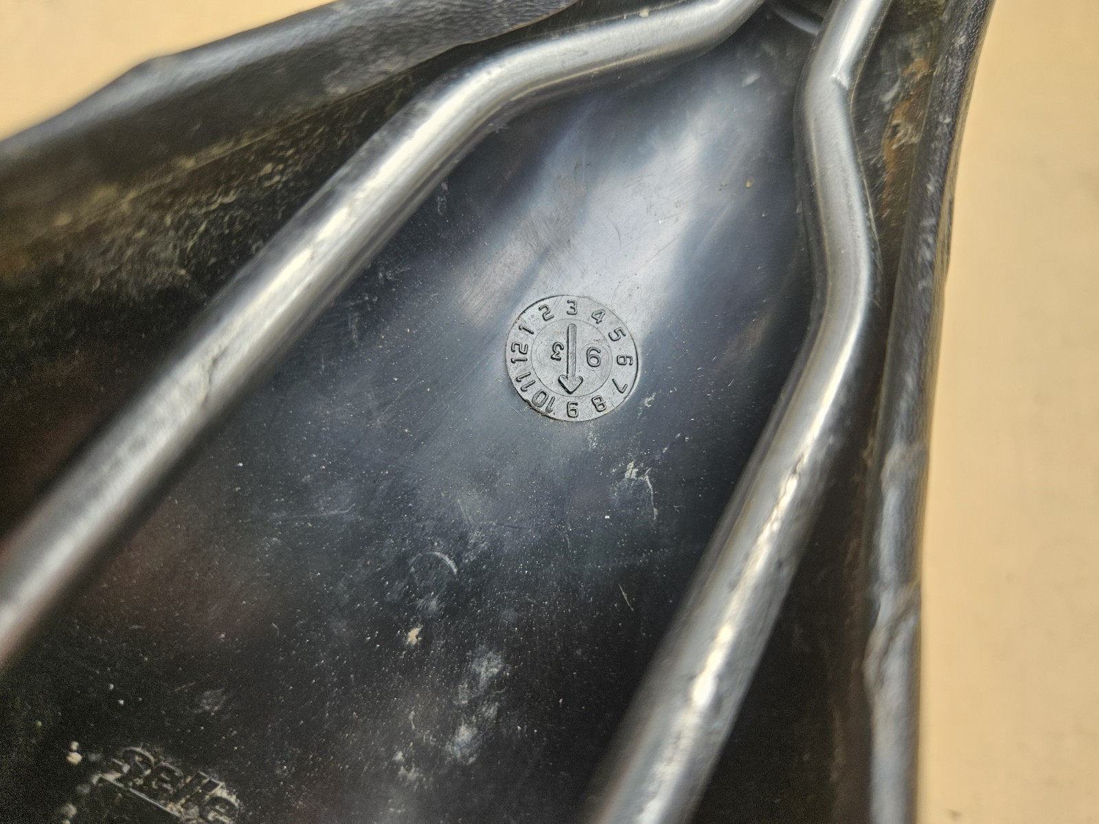 Vintage 90s Selle Italia Turbomatic Titanium Road Bike Saddle Black Italy