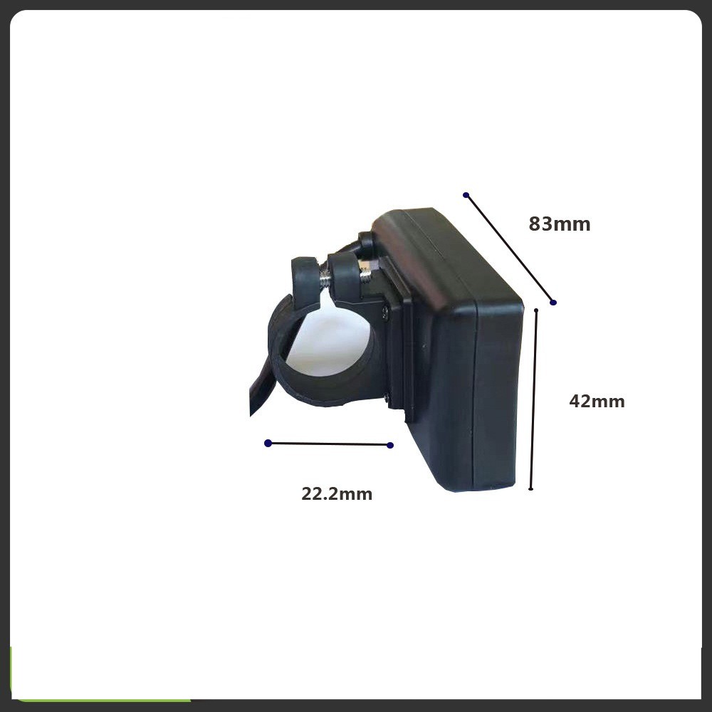 S810 LED Display for E – Bike | 36V/48V, Waterproof/SM Plug, Power Display.