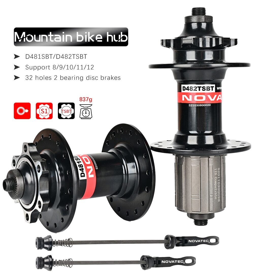 32 Holes 8-11S Mountain Bike 2 Bearing Bead QR Bicycle Parts for HG Cassette Hub
