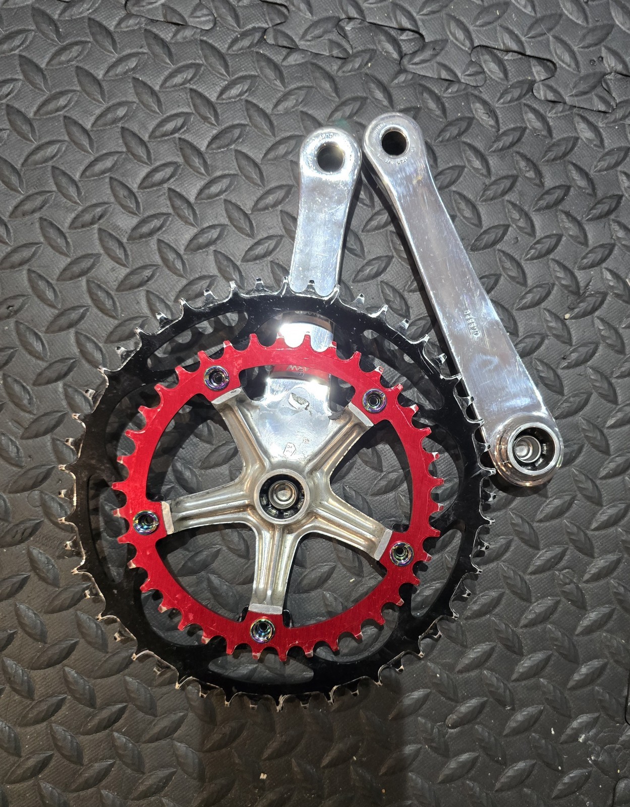 Shimano Dura Ace Crankset 7700 172.5 52/38 Double 130 BCD w/ BB-7700 Extra Rings