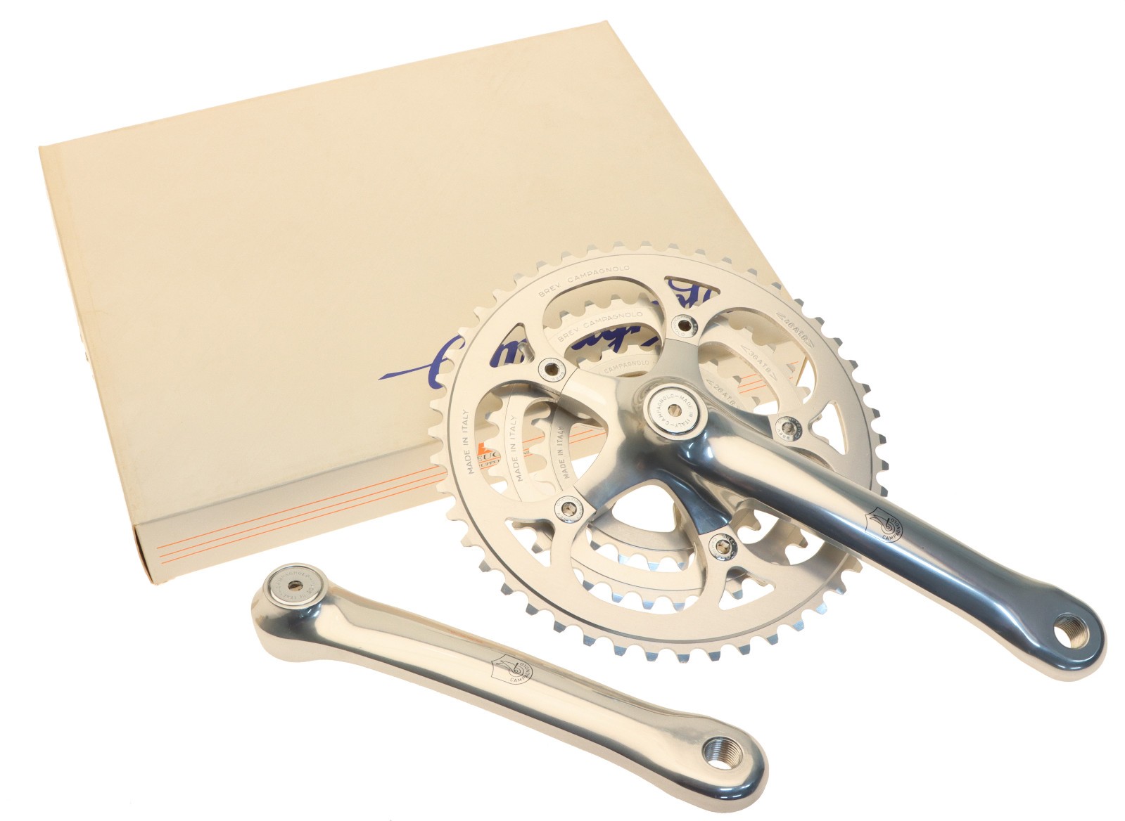 Campagnolo Euclid Crankset 48/36/26T M040 180mm MTB ATB NOS NEW