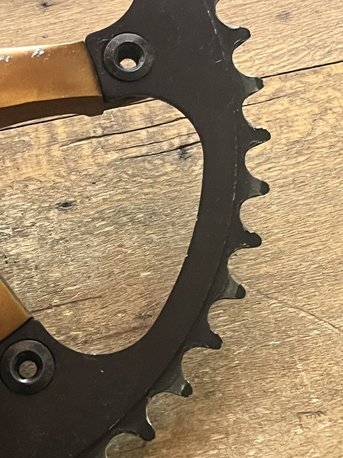 Vintage Lasco Drive Side Crank Arm + 46 T Chain Ring Single Speed Fixed Gear