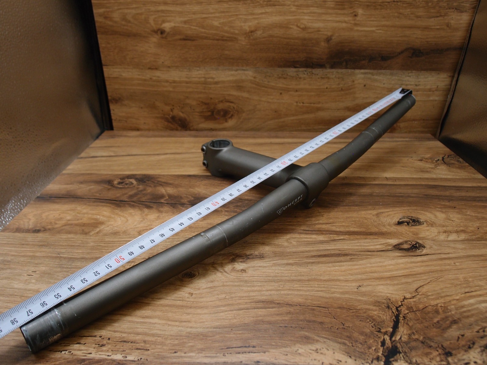 flat handlebar CONCEPT USA for MTB + ahead stem Concept 1 in