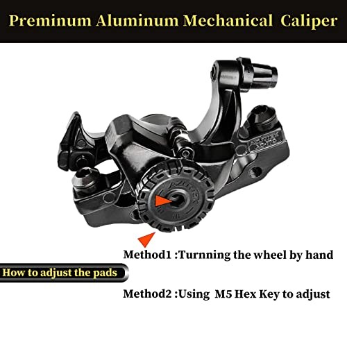 Bike Disc Brake Kit, Aluminum Front and Rear Caliper, 160mm Front disc brake.