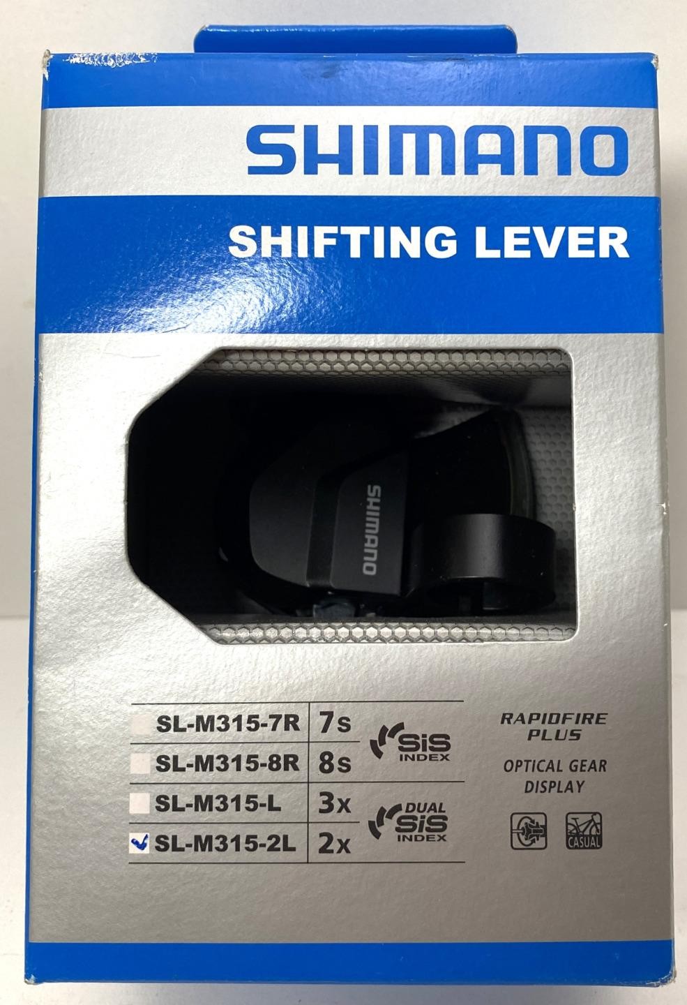 SHIMANO Altus SL-M315 Black Trigger Shifter 2 Front Double SL-M315-2L