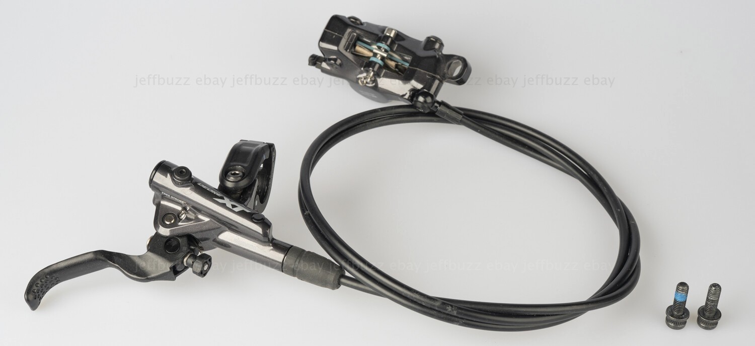 Shimano XT BR-M8100 caliper BL-M8100 lever right rear I-SPEC EV 1360mm hose