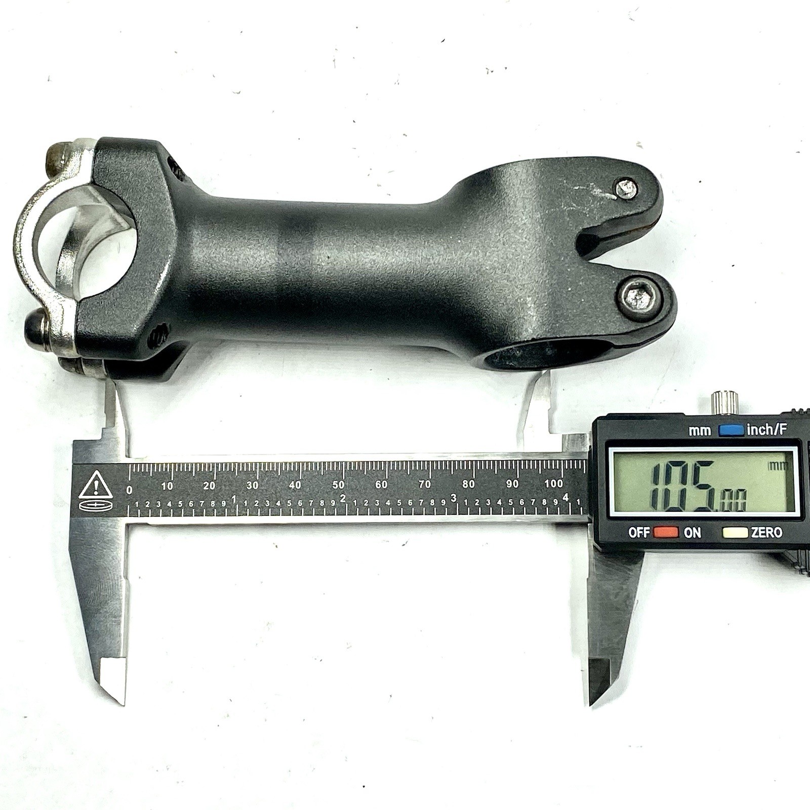 105mm Threadless Stem 1 1/8 26.0 Clamp Black Alloy Road Bike Stem Gravel 181g