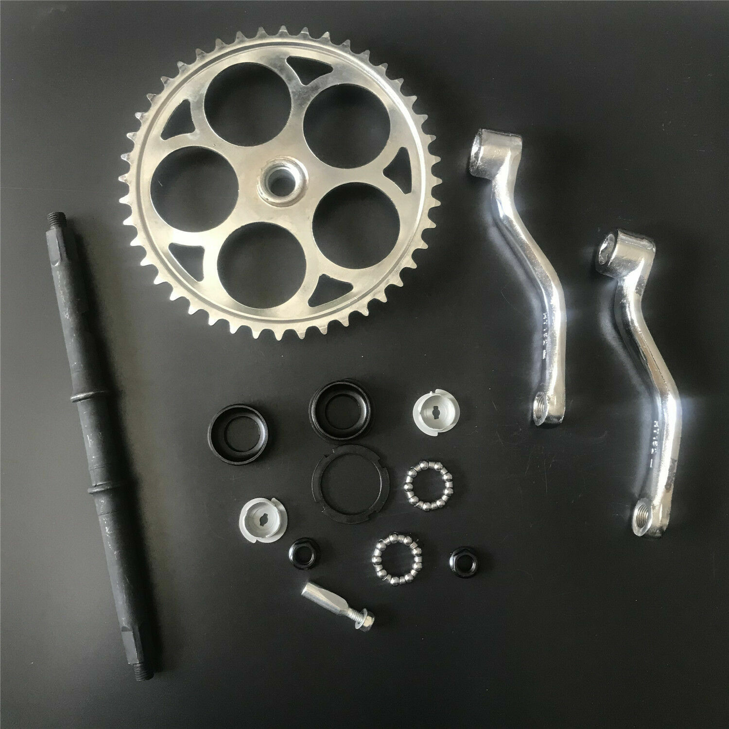 44T Wide Crank Assembly-3pcs for 2 Stroke & 4 Stroke Motor-Gas Motorized Bicycle
