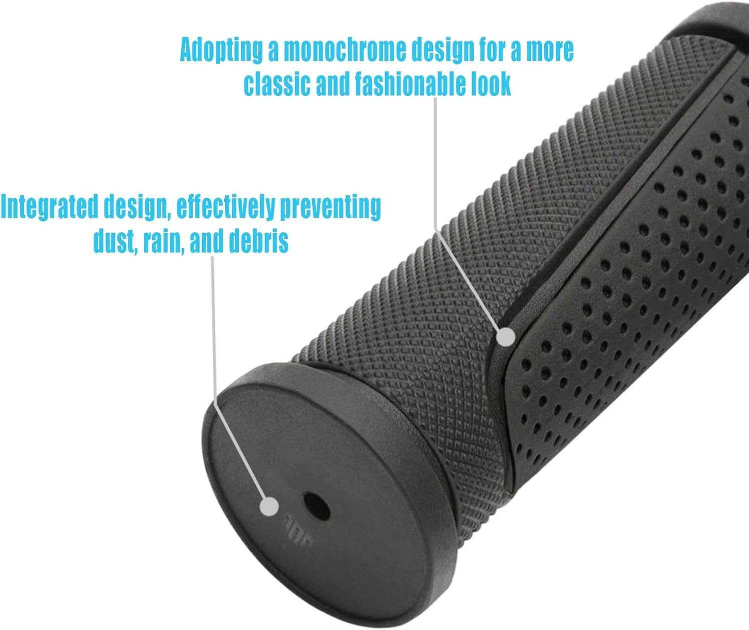 Bike Handlebar Grips Short Mini Bicycle Handlebar Grips 90Mm Length Rubber Bicyc
