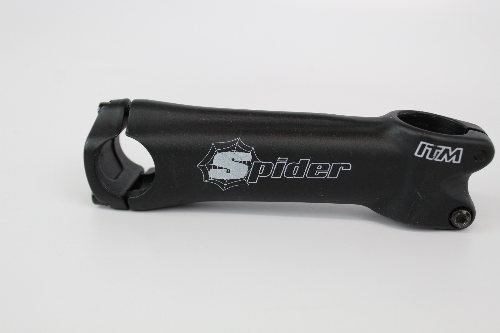 ITM Spider Threadless 120mm Black Road Bike Stem, 25.4mm Clamp, 1-1/8″