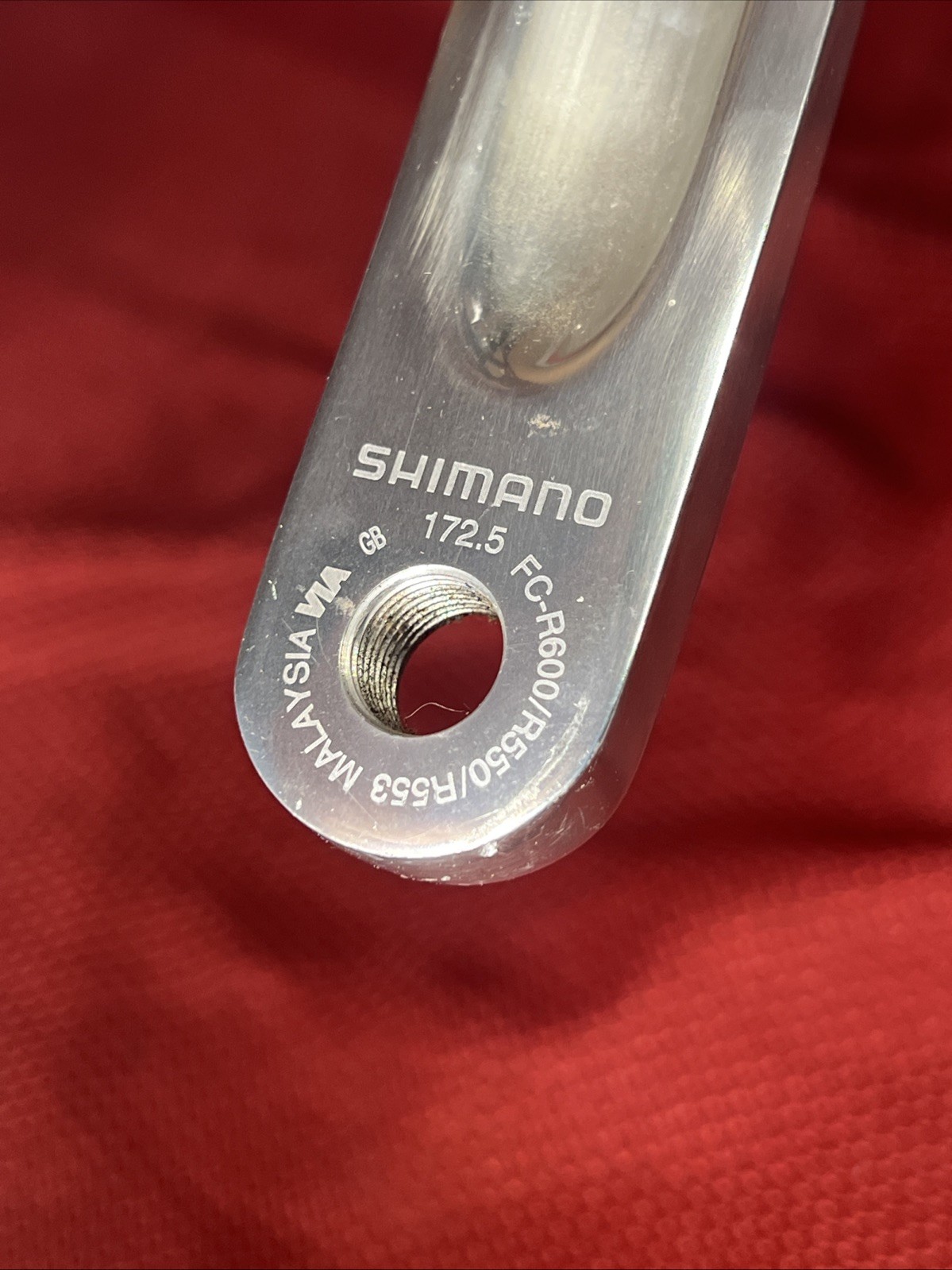Vintage Shimano Double Crankset Bearing Bracket 172.5 53/39 Chainring SG-X 10S