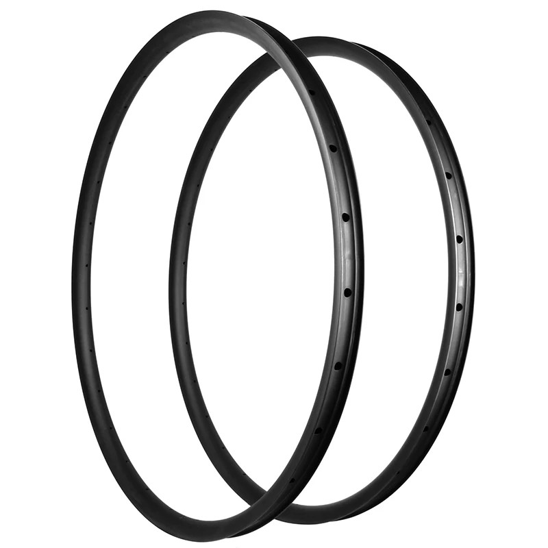 29er Carbon Rims for XC Cross Country Bike 30mm Wide Tubeless UD Matte 28H Rings