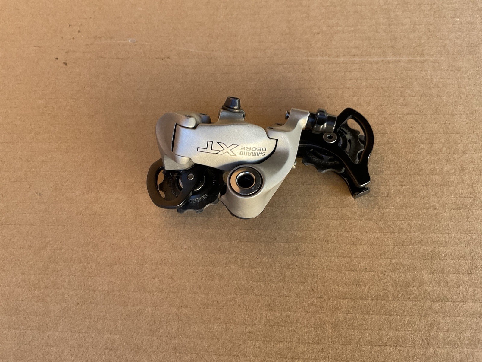 Vintage Shimano Deore XT RD-M750 Rear Derailleur 9 Speed Long Cage Japan MTB