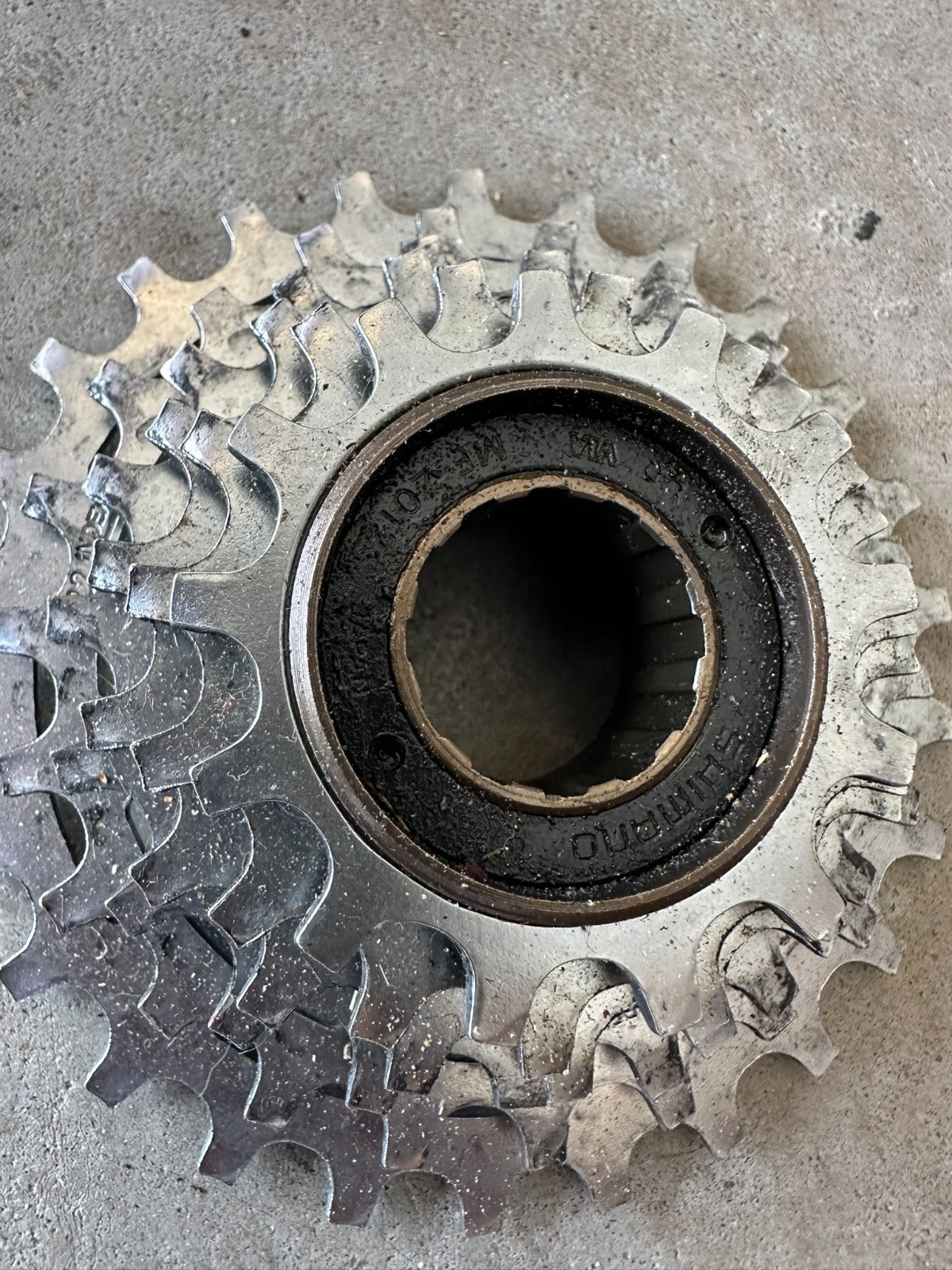 Vintage Shimano MF-Z012 Freewheel 6-Speed Bicycle Cog Japan 28t 28 14 Tooth